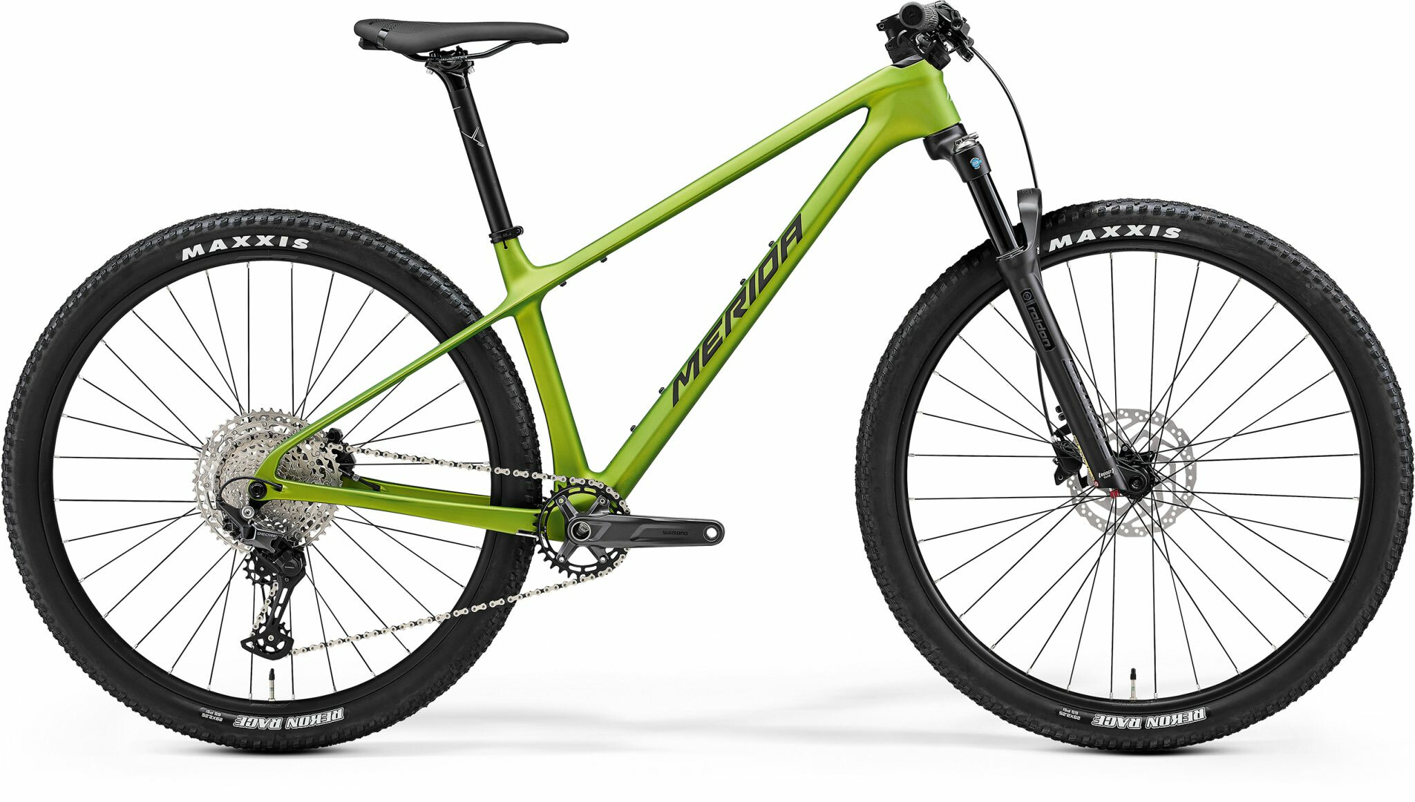 BIG NINE 3000 MATT FALL GREEN/BLACK/SILVER GREEN XXL